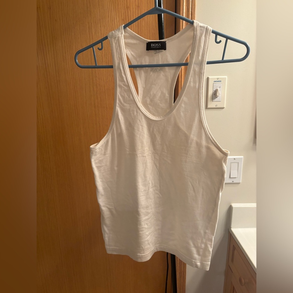 HUGO BOSS TIGHT TANK TOP  - Size Small